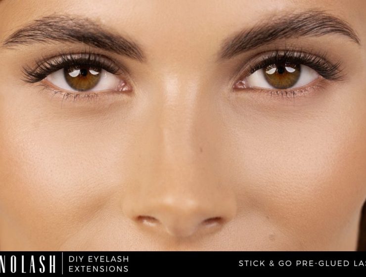 Voorgelijmde wimpers voor huistextensions nanolash